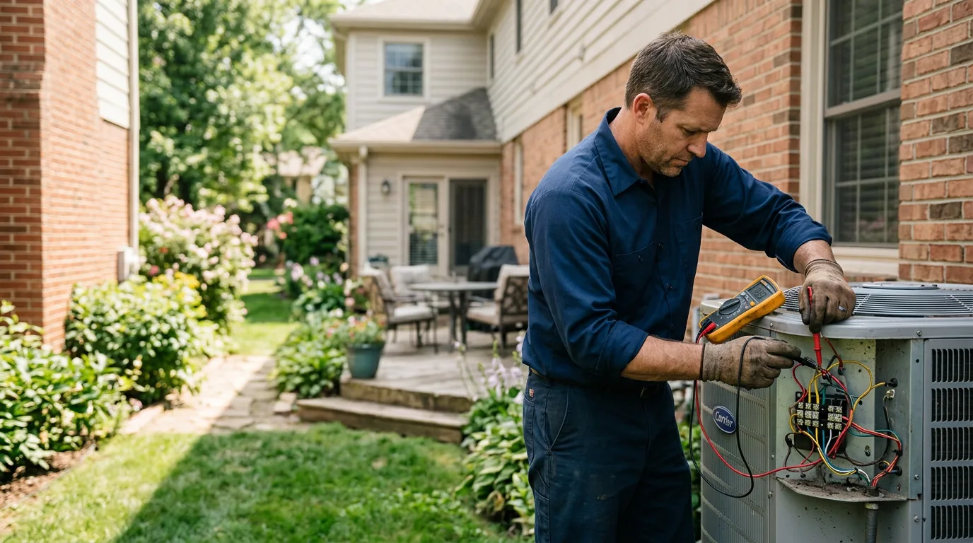 HVAC technician working near Spivey, KS